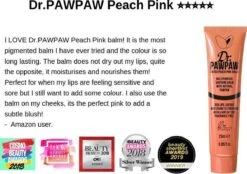 Dr. PAWPAW - Tinted Peach Pink Balm -Cosmetica Promotiewinkel 1200x844