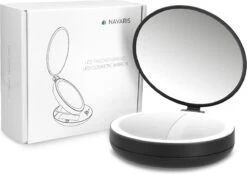 Navaris 1x/5x Vergrotende Make-up Spiegel - Compacte Opvouwbare Kap- En Reisspiegel - Led-verlichte Dubbelzijdige Make-upspiegel - Zwart 15 Navaris 1x/5x Vergrotende Make-up Spiegel - Compacte Opvouwbare Kap- En Reisspiegel - Led-verlichte Dubbelzijdige Make-upspiegel - Zwart -Cosmetica Promotiewinkel 1200x847 2
