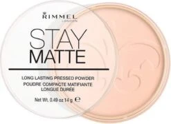 Rimmel London Rimmel - Stay Matte Matte Pressed Powder 14 G 002 Pink Blossom - -Cosmetica Promotiewinkel 1200x873