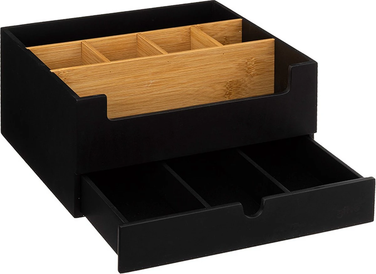 Five® - Make-up Organizer - Zwart - Medium - Zonder Lade - Sorteervakken 6 Five® - Make-up Organizer - Zwart - Medium - Zonder Lade - Sorteervakken - Afbeelding 4