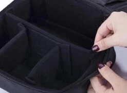 Make-up Koffer - Cosmetica Koffer - Visagie Opbergtas - Beauty Organizer Met Verstelbare Vakken - Roze -Cosmetica Promotiewinkel 1200x886 1