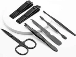 Fritzline© Manicureset 7 Delig - Nagelset Incl. Nagelvijl & Nagelknipper - Nagel Verzorging - Zwart -Cosmetica Promotiewinkel 1200x900 5