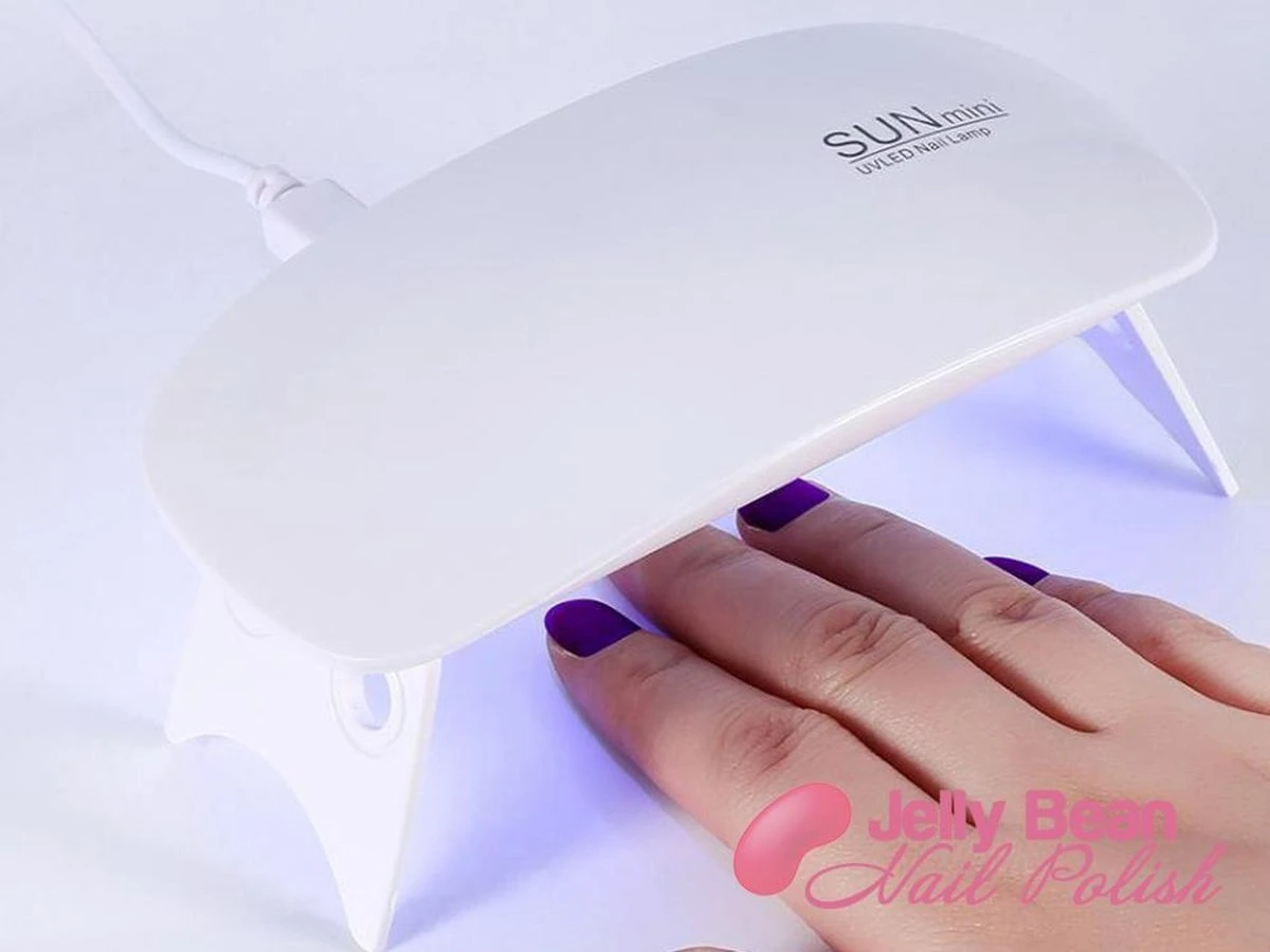 Jelly Bean Nail Polish UV Lamp 6W - Sun Mini 6W 6 Leds - Premium UV Nagellamp Voor Gel Nagellak 4 Jelly Bean Nail Polish UV Lamp 6W - Sun Mini 6W 6 Leds - Premium UV Nagellamp Voor Gel Nagellak - Afbeelding 2