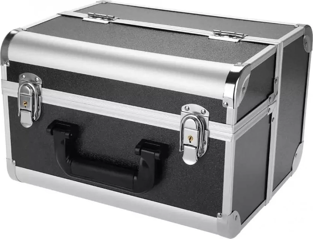 Confibel Make Up Koffer - Uitklapbaar - 5 Opbergbakken - Met Slot 6 Confibel Make Up Koffer - Uitklapbaar - 5 Opbergbakken - Met Slot - Afbeelding 4