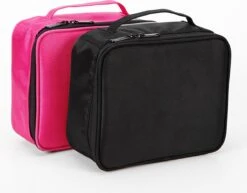 Make-up Koffer - Cosmetica Koffer - Visagie Opbergtas - Beauty Organizer Met Verstelbare Vakken - Roze -Cosmetica Promotiewinkel 1200x938