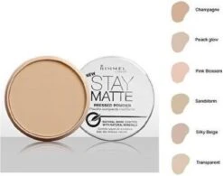 Rimmel London Rimmel - Stay Matte Matte Pressed Powder 14 G 002 Pink Blossom - -Cosmetica Promotiewinkel 1200x949