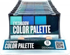 D'Donna - Color Palette Oogschaduw - Planet Azul - Blauw/Zwart - 1 Doosje Met Applicator En Spiegeltje -Cosmetica Promotiewinkel 1200x954 1