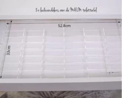 Jumanah® Collections "Sorted" MALM - Toilettafel -Volledige Lade - Make Up Organizer - Ladeverdeler - Lade Organizer - Transparant - Acryl - Kunststof -Cosmetica Promotiewinkel 1200x968 4
