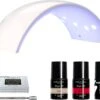 Starterspakket Gellak - MEANAIL - UV LED Lamp - Nude/rood - Peel Off Gel Nagellak -Cosmetica Promotiewinkel 1200x971 3
