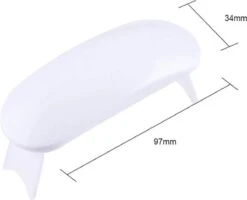 WiseGoods - Premium Nagel LED Lamp Gelnagels - Nagellak Droger - Gellak - 6W - Wit -Cosmetica Promotiewinkel 1200x973 2