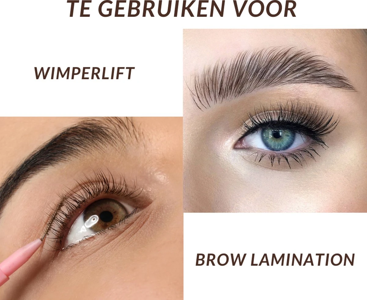Flora Ruby Professionele 2 In 1 Lash Lift & Brow Lamination Kit - Wimper & Wenkbrauw Lifting Set - Permanente Wimperkruller - Brow Soap 6 Flora Ruby Professionele 2 In 1 Lash Lift & Brow Lamination Kit - Wimper & Wenkbrauw Lifting Set - Permanente Wimperkruller - Brow Soap - Afbeelding 4