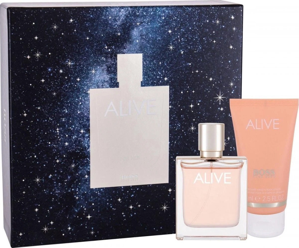 Hugo Boss Alive Geschenkset - 50ml Eau De Parfum + 75ml Bodylotion 8 Hugo Boss Alive Geschenkset - 50ml Eau De Parfum + 75ml Bodylotion - Afbeelding 6