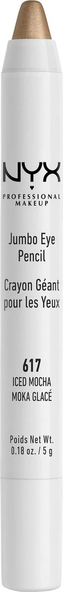 NYX Professional Makeup Jumbo Eye Pencil - JEP617 Iced Mocha - Oogpotlood - 5 Gr 3 NYX Professional Makeup Jumbo Eye Pencil - JEP617 Iced Mocha - Oogpotlood - 5 Gr