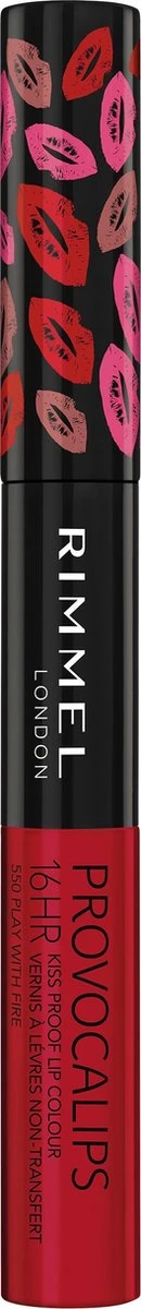 Rimmel London Provocalips Lip Color Lippenstift - 550 Play With Fire 11 Rimmel London Provocalips Lip Color Lippenstift - 550 Play With Fire - Afbeelding 9