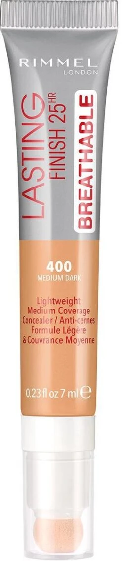 Rimmel London Rimmel Lasting Finish Breathable - 400 Natural Beige - Concealer -Cosmetica Promotiewinkel 262x1200 2