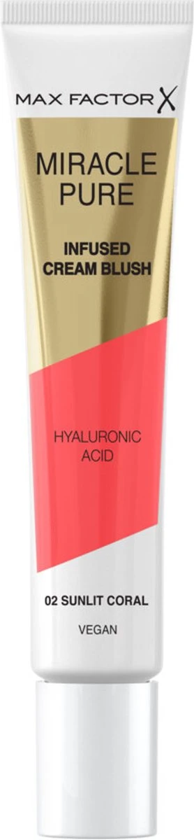 Max Factor Miracle Pure Vegan Blush 002 Sunlit Coral 3 Max Factor Miracle Pure Vegan Blush 002 Sunlit Coral