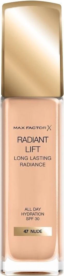 Max Factor Radiant Lift FD - 47 Nude 24 Max Factor Radiant Lift FD - 47 Nude -Cosmetica Promotiewinkel 279x1200 1