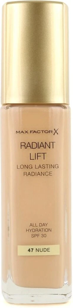 Max Factor Radiant Lift FD - 47 Nude 23 Max Factor Radiant Lift FD - 47 Nude -Cosmetica Promotiewinkel 286x1200