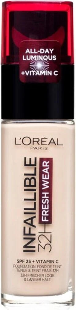 L’Oréal Paris Infallible 24H Fresh Wear Foundation - 125 Natural Rose -Cosmetica Promotiewinkel 294x1200 2
