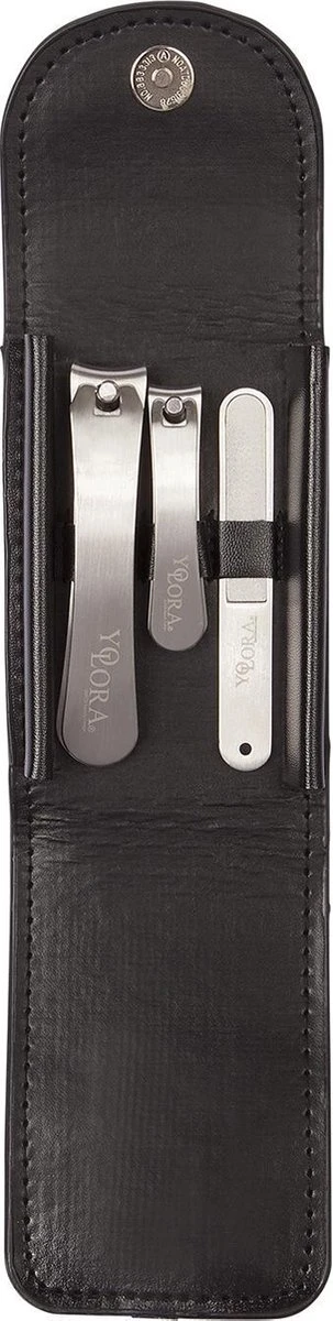 Yolora Nagelknipper - Set - Teennagel Knipper - 3 Stuks - RVS 3 Yolora Nagelknipper - Set - Teennagel Knipper - 3 Stuks - RVS