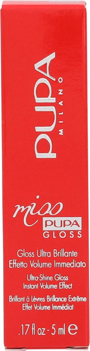 PUPA Milano 020032A305 Lipgloss 5 Ml 305 Essential Red 4 PUPA Milano 020032A305 Lipgloss 5 Ml 305 Essential Red - Afbeelding 2