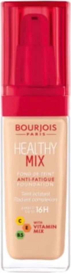 Bourjois Healthy Mix Anti-Fatigue Foundation - 51,5 Rose Vanilla -Cosmetica Promotiewinkel 315x1200