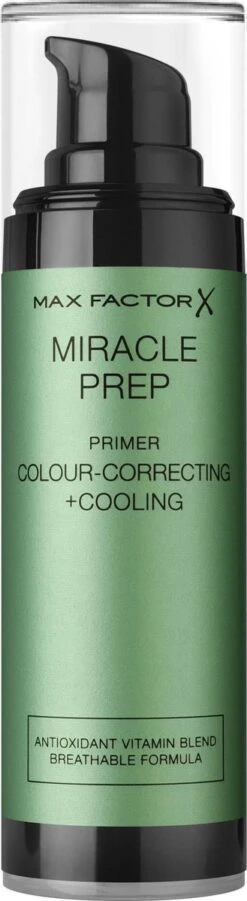 ​Max Factor - Miracle Prep Colour Correcting & Cooling Primer 30 Ml -Cosmetica Promotiewinkel 329x1200 3