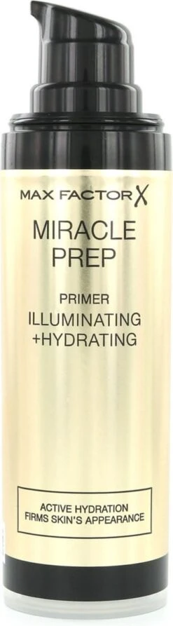 Max Factor Miracle Prep Primer Illuminating & Hydrating - 000 Transparant - 30 Ml 12 Max Factor Miracle Prep Primer Illuminating & Hydrating - 000 Transparant - 30 Ml -Cosmetica Promotiewinkel 332x1200