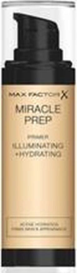 Max Factor Miracle Prep Primer Illuminating & Hydrating - 000 Transparant - 30 Ml 16 Max Factor Miracle Prep Primer Illuminating & Hydrating - 000 Transparant - 30 Ml -Cosmetica Promotiewinkel 341x1200 1