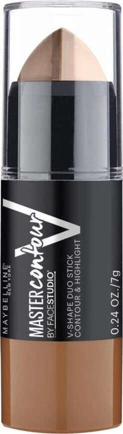Maybelline Master Contour V-Shape Duo Stick - Light - Contouring 26 Maybelline Master Contour V-Shape Duo Stick - Light - Contouring -Cosmetica Promotiewinkel 342x1200 1
