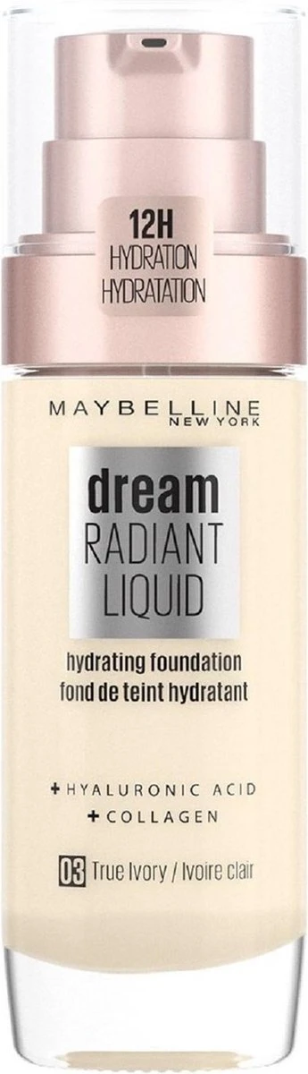 Maybelline Dream Satin Liquid Foundation - 03 True Ivory 3 Maybelline Dream Satin Liquid Foundation - 03 True Ivory
