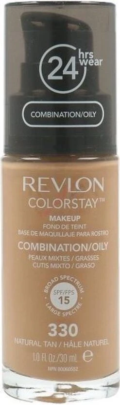 Revlon Colorstay Foundation With Pump - 330 Natural Tan (Oily Skin) 23 Revlon Colorstay Foundation With Pump - 330 Natural Tan (Oily Skin) -Cosmetica Promotiewinkel 357x1200 4