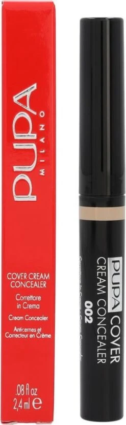 Pupa Milano - Cover Cream Concealer - 002 Beige 16 Pupa Milano - Cover Cream Concealer - 002 Beige -Cosmetica Promotiewinkel 358x1200