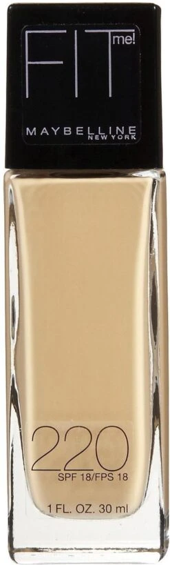 Maybelline Fit Me Liquid Foundation - 220 Natural Beige 7 Maybelline Fit Me Liquid Foundation - 220 Natural Beige -Cosmetica Promotiewinkel 362x1200