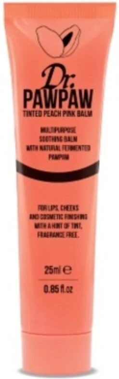 Dr. PAWPAW - Tinted Peach Pink Balm -Cosmetica Promotiewinkel 379x1200
