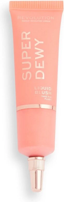 Makeup Revolution - Superdewy Liquid Blusher - Fake The Flush