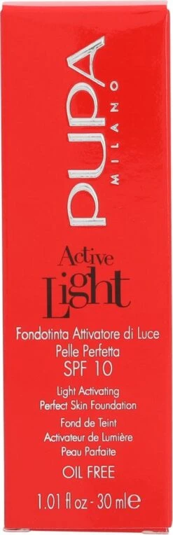 Pupa Active Light Foundation 020 Nude -Cosmetica Promotiewinkel 388x1200