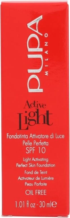 Pupa Active Light Foundation 020 Nude -Cosmetica Promotiewinkel 389x1200