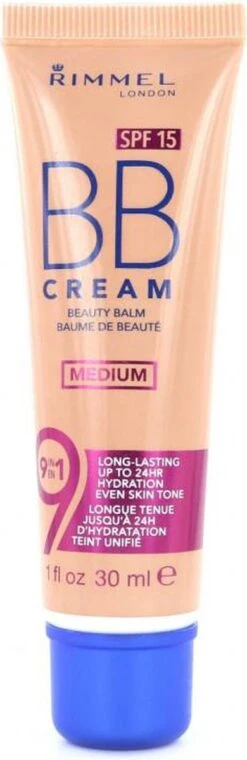 Rimmel London Rimmel Long Lasting BB Cream - Medium -Cosmetica Promotiewinkel 390x1200