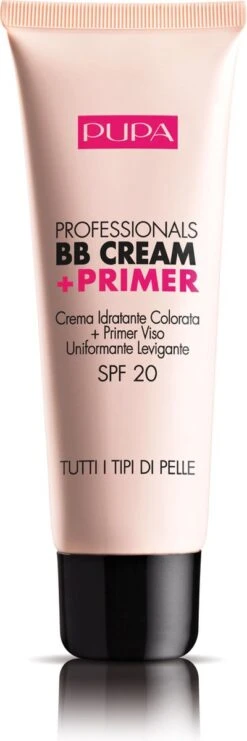 Pupa Milano Professionals BB Cream + Primer - 002 Sand 27 Pupa Milano Professionals BB Cream + Primer - 002 Sand -Cosmetica Promotiewinkel 400x1200 4