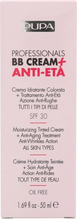 Pupa Milano Professionals BB Cream + Anti-Eta - 001 Nude 16 Pupa Milano Professionals BB Cream + Anti-Eta - 001 Nude -Cosmetica Promotiewinkel 423x1200 1