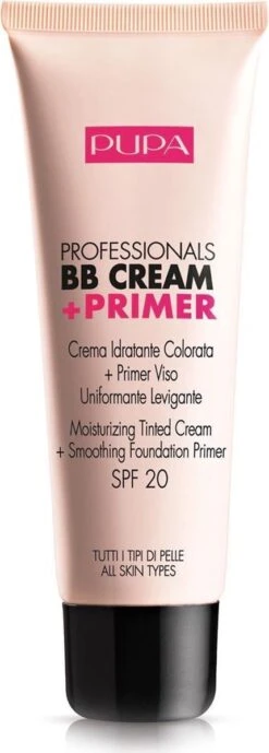 Pupa Milano Professionals BB Cream + Primer - Nude 001 28 Pupa Milano Professionals BB Cream + Primer - Nude 001 -Cosmetica Promotiewinkel 430x1200