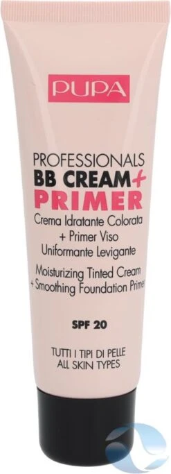 Pupa Milano Professionals BB Cream + Primer - 002 Sand 30 Pupa Milano Professionals BB Cream + Primer - 002 Sand -Cosmetica Promotiewinkel 434x1200 1