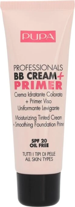 Pupa Milano Professionals BB Cream + Primer - Nude 001 25 Pupa Milano Professionals BB Cream + Primer - Nude 001 -Cosmetica Promotiewinkel 438x1200 3