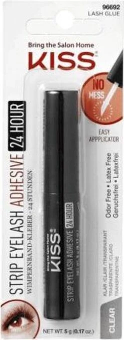 KISS - Strip Eyelash Adhesive 24 Hour Clear -Cosmetica Promotiewinkel 438x1200 4