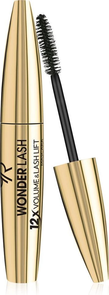 Golden Rose WONDER LASH Mascara Zwarte Mascara 12x Volume Borstel 3 Golden Rose WONDER LASH Mascara Zwarte Mascara 12x Volume Borstel