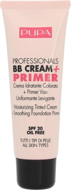 Pupa Milano Professionals BB Cream + Primer - 002 Sand 25 Pupa Milano Professionals BB Cream + Primer - 002 Sand -Cosmetica Promotiewinkel 449x1200 1