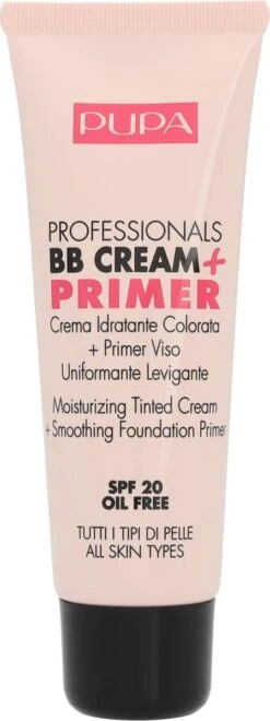 Pupa Milano Professionals BB Cream + Primer - 002 Sand 24 Pupa Milano Professionals BB Cream + Primer - 002 Sand -Cosmetica Promotiewinkel 449x1200