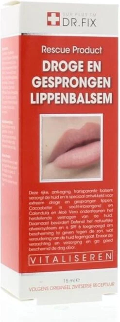 Dr. Fix Kapotte Droge Lippen Balsem - 15 Ml - Lippenbalsem -Cosmetica Promotiewinkel 449x1200 3
