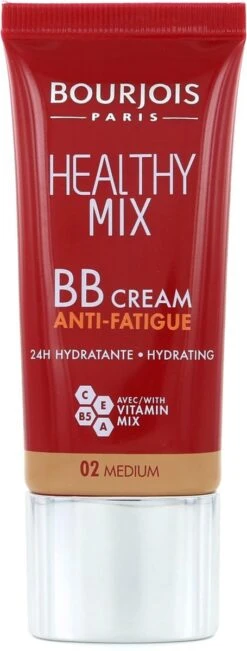 Bourjois Healthy Mix BB Cream Anti Fatigue - 02 Medium Beige -Cosmetica Promotiewinkel 455x1200 1